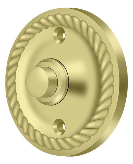 Deltana BBRR213U3 polished brass door bell