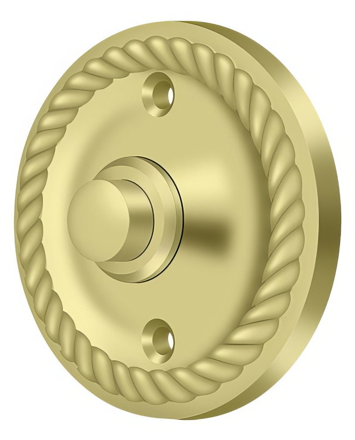 Deltana BBRR213U3 polished brass door bell