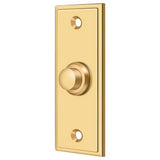 Deltana BBS333CR003 lifetime polished brass door bell