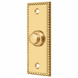 Deltana BBSR333CR003 lifetime polished brass door bell
