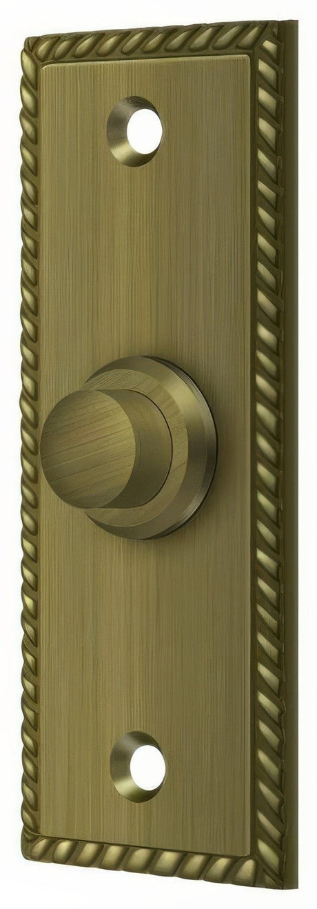 Deltana BBSR333U5 antique brass door bell