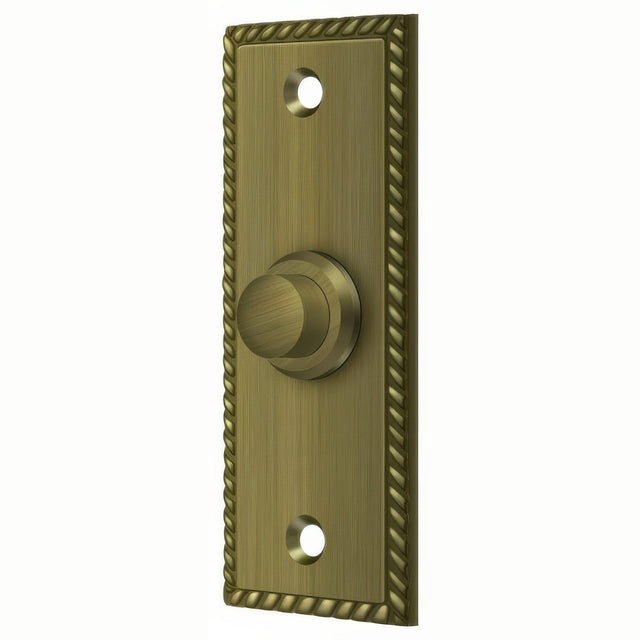 Deltana BBSR333U5 antique brass door bell