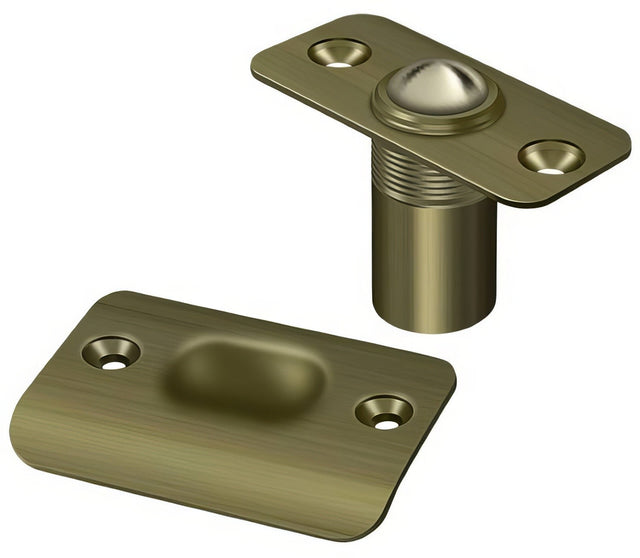 Deltana BC218RU5 antique brass ball catch