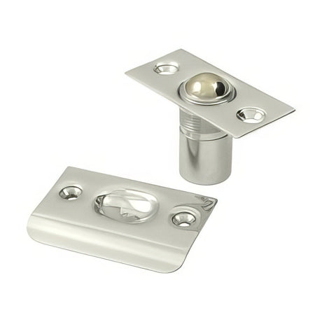 Deltana BC218U14 polished nickel ball catch