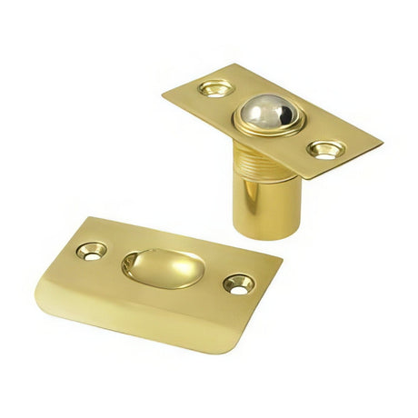 Deltana BC218U3 polished brass ball catch