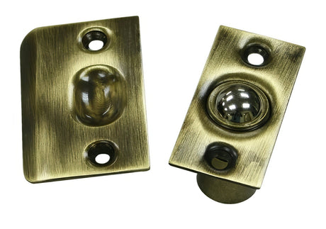 Deltana BC218U5 antique brass ball catch
