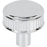 Top Knobs TK3290PC Elland 1 1/4" Length Round Knob Polished Chrome