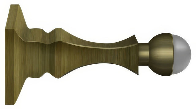 Deltana BDH35U5 antique brass baseboard door stop