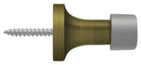 Deltana BDS125U5 antique brass baseboard door stop