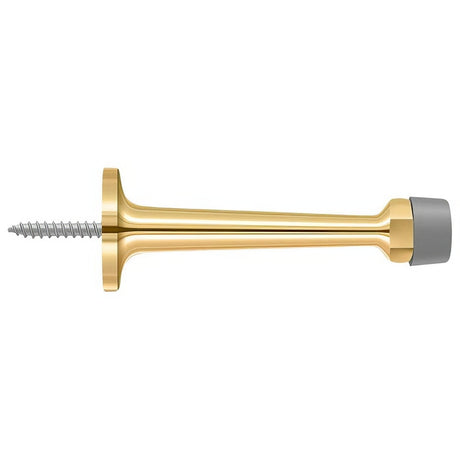 Deltana BDS30CR003 lifetime polished brass baseboard door stop
