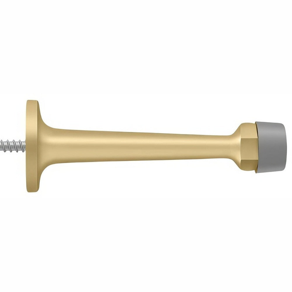 Deltana BDS30U4 satin brass baseboard door stop