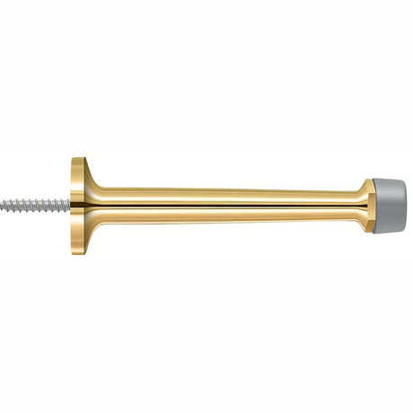 Deltana BDS425CR003 lifetime polished brass baseboard door stop