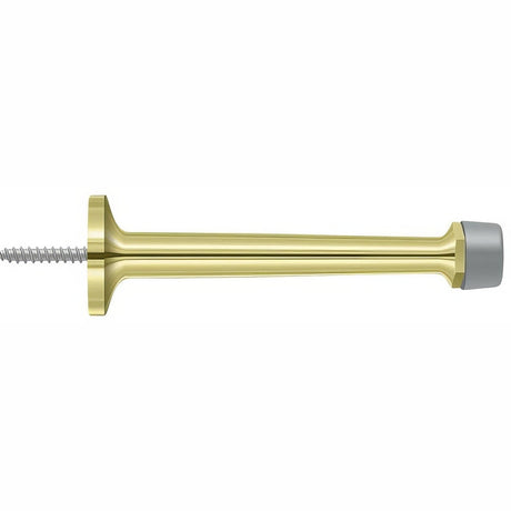 Deltana BDS425U3 polished brass baseboard door stop