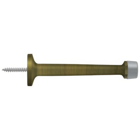 Deltana BDS425U5 antique brass baseboard door stop
