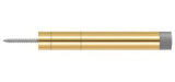Deltana BDS450CR003 lifetime polished brass baseboard door stop