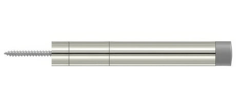 Deltana BDS450U14 bright nickel baseboard door stop