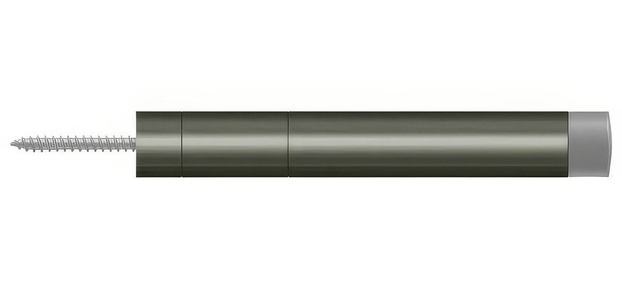 Deltana BDS450U15A antique nickel baseboard door stop