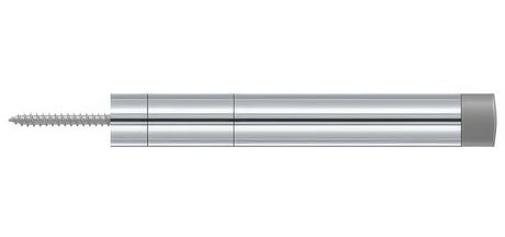 Deltana BDS450U26 polished chrome baseboard door stop