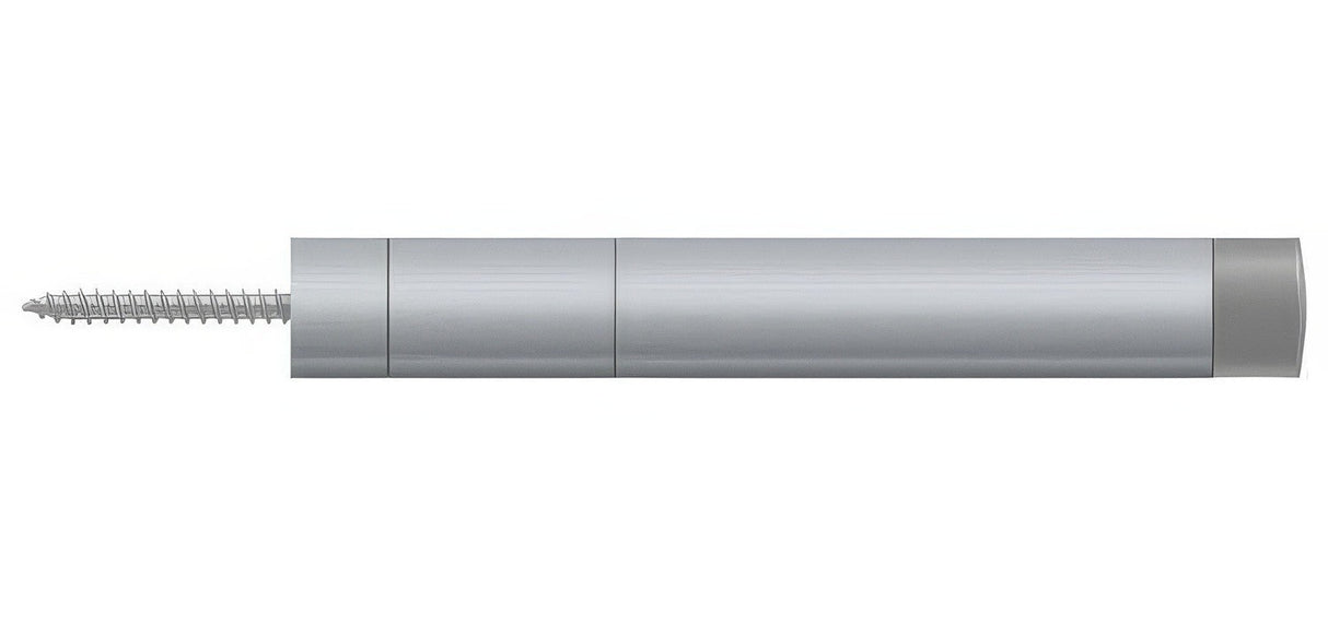 Deltana BDS450U26D baseboard door stop in black, additional view