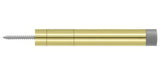 Deltana BDS450U3 polished brass baseboard door stop