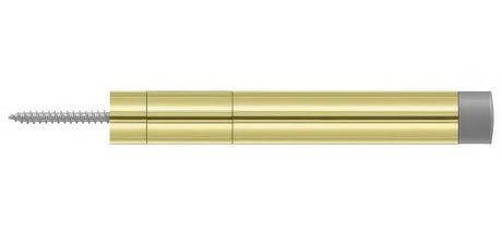 Deltana BDS450U3 polished brass baseboard door stop