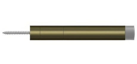 Deltana BDS450U5 antique brass baseboard door stop