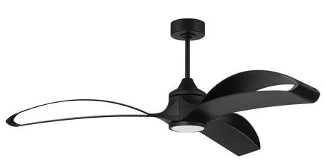Craftmade BDX60FB3 BDX60-3 60" Bandeaux Ceiling Fan Flat Black