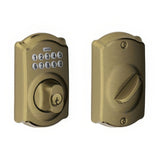 Schlage BE365CAM609 antique brass keypad electronic deadbolt