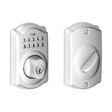 Schlage BE365CAM626 satin chrome keypad electronic deadbolt