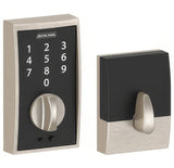 Schlage BE375CEN619 satin nickel touchscreen deadbolt