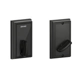 Schlage BE467FADD622 matte black touchscreen deadbolt