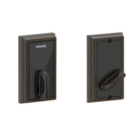 Schlage BE467FADD716 aged bronze touchscreen deadbolt
