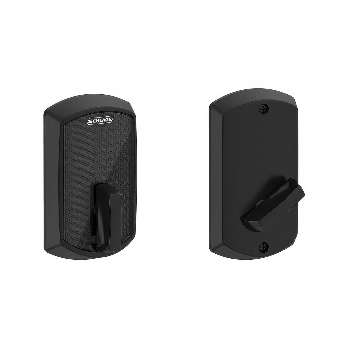 Schlage BE467FGRW622 matte black touchscreen deadbolt