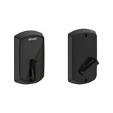 Schlage BE467FGRW622 matte black touchscreen deadbolt