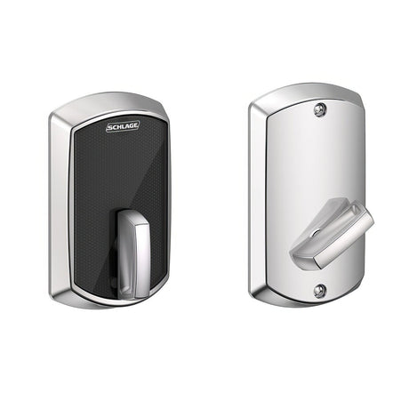 Schlage BE467FGRW625 bright chrome touchscreen deadbolt