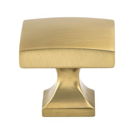 Berenson 1204-1MDB-P Century Edge 1-3/8" Rectangular Cabinet Knob Modern Brushed Gold