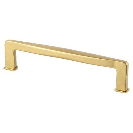 Berenson 1252-1MDB-P Subtle Surge 5-1/16" Center to Center Cabinet Pull Modern Brushed Gold