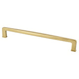 Berenson 1264-1MDB-P Subtle Surge 8-13/16" Center to Center Handle Cabinet Pull Modern Brushed Gold