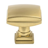 Berenson 1276-1MDB-P Tailored Traditional 1-1/4" Square Cabinet Knob Modern Brushed Gold