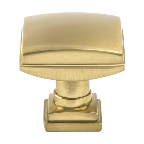 Berenson 1276-1MDB-P Tailored Traditional 1-1/4" Square Cabinet Knob Modern Brushed Gold