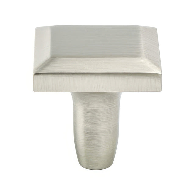 Berenson 4122-1BPN-P Metro 1-3/16" Square Cabinet Knob Brushed Nickel