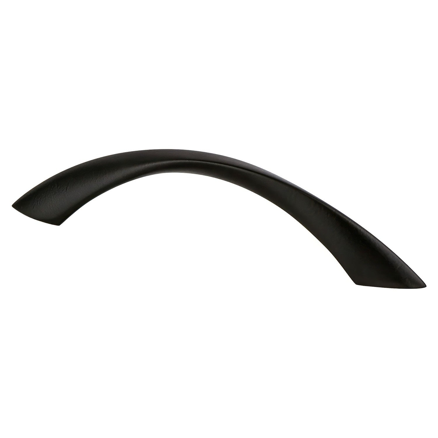 Berenson 9411-1055-P Advantage Plus Contemporary Five 96mm Center to Center Twisted Arch Cabinet Pull Matte Black