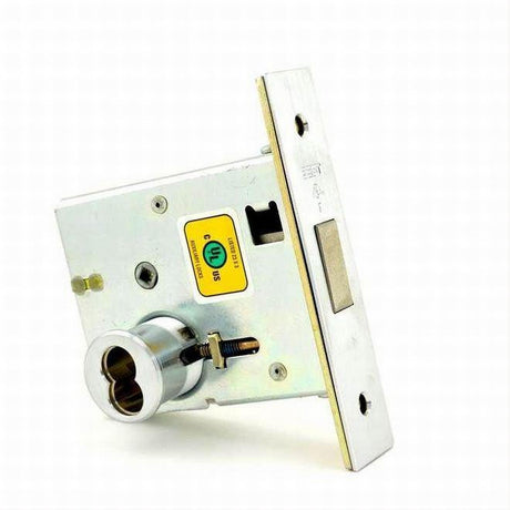 Best Access 48H7K626 48H Series Mortise Deadlock 7 Pin Single Cylinder Less Core Satin Chrome