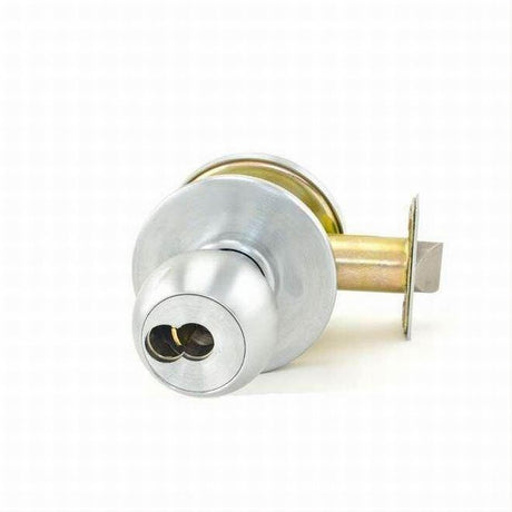 Best Access 8K37AB4AS3626 8K Series 2-3/4" Backset 7 Pin Entry 4 Knob and A Rose ANSI Strike Less Core Satin Chrome