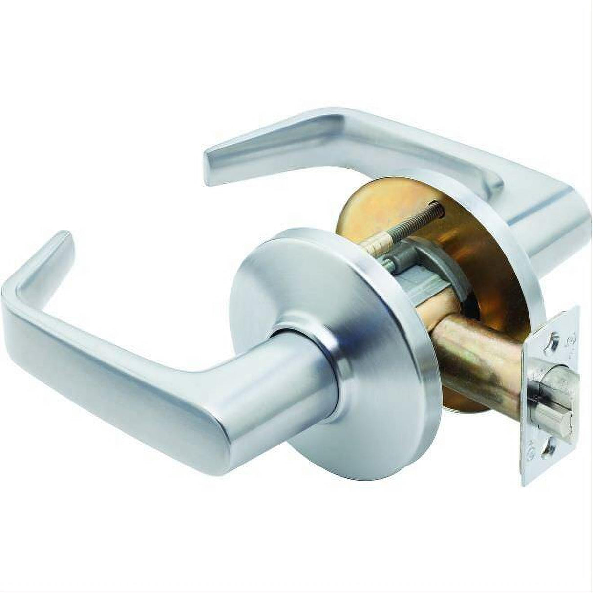 Best Access 9K30L15DS3626 9K Series 2-3/4" Backset Privacy 15 Lever and D Rose with ANSI Strike Satin Chrome