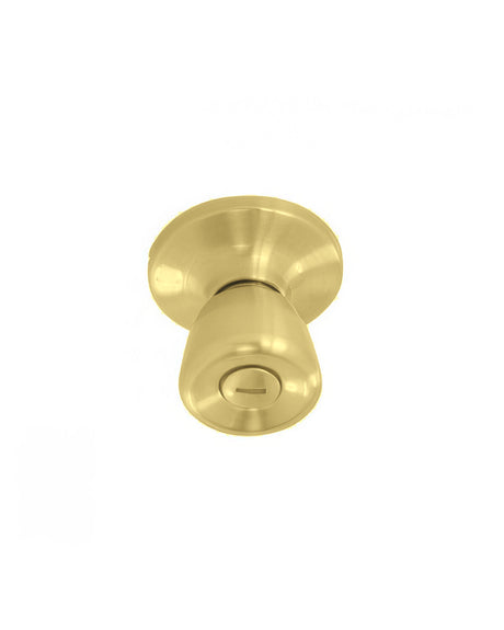 Better Home Products 13203PB Land's End Tulip Privacy Door Knob - Polished Brass