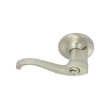 Better Home Products 16515SNLT Pacific Heights Left Hand Keyed Entry Door Lever - Satin Nickel