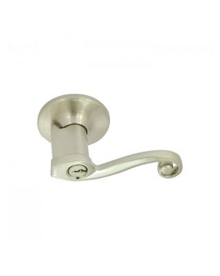 Better Home Products 35515SNRT South Beach Right Handed Keyed Entry Door Lever Satin Nickel