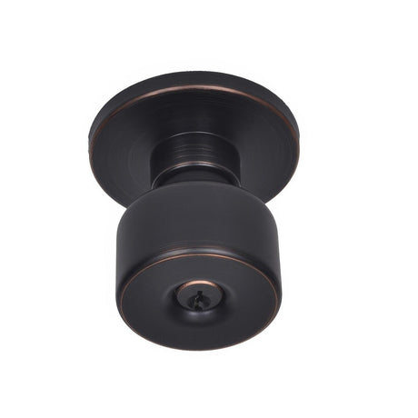 Better Home Products 47511DB Mission Bell Keyed Entry Door Knob Dark Bronze