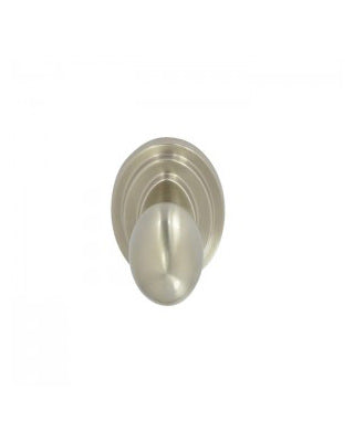 Better Home Products 69115SN Nob Hill passage door knob, front view